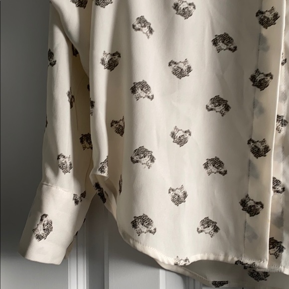 Wolf print button up - Picture 4 of 5